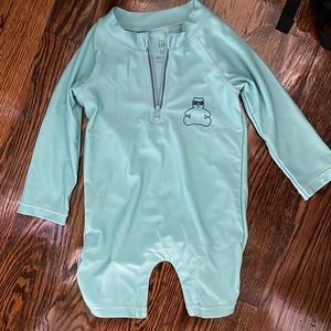 Baby Gap blue bear swimsuit